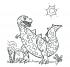 Free colouring page: dangerous dinosaur
