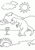 Woodix Toys free colouring page - dinosaur - hadrosaurus 2 - Woodix Toys